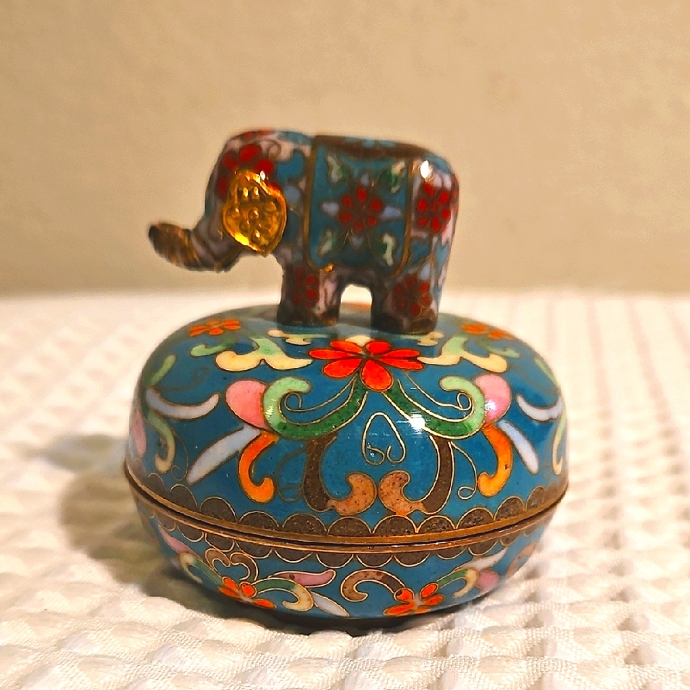 Ardleigh Elliot Cloisonne' Music Trinket Box